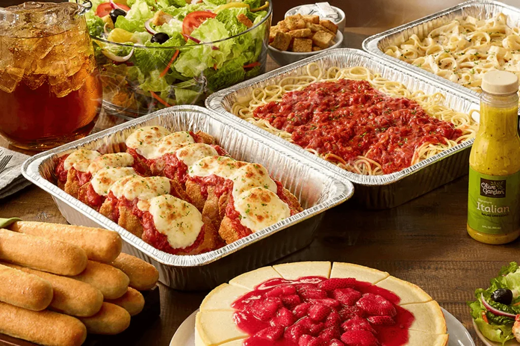 olive garden catering menu